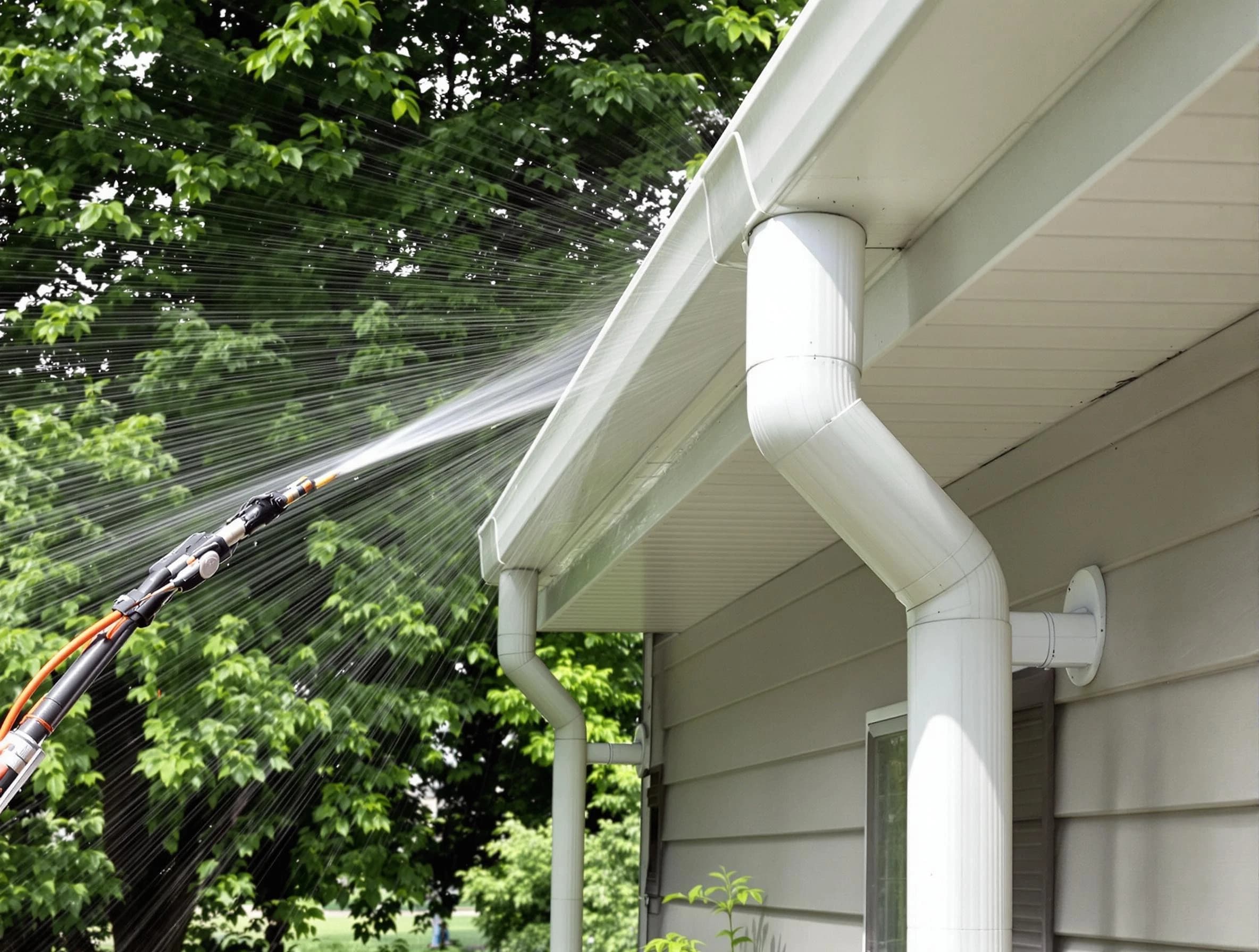 Cleared gutters by Barberton Roofing Company for a clean drainage system in Barberton, OH