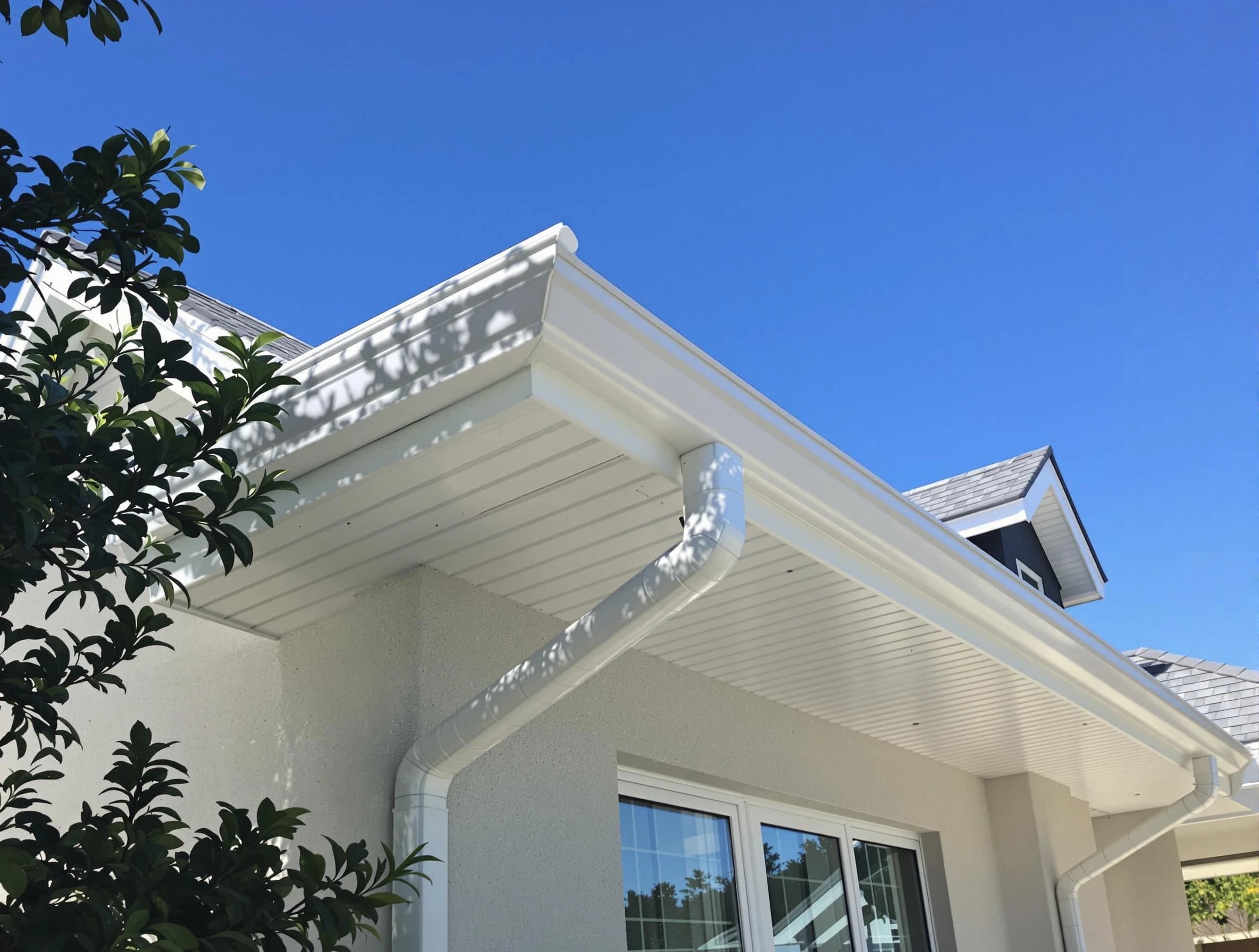 Custom-fit rain gutter system by Barberton Roofing Company in Barberton, OH