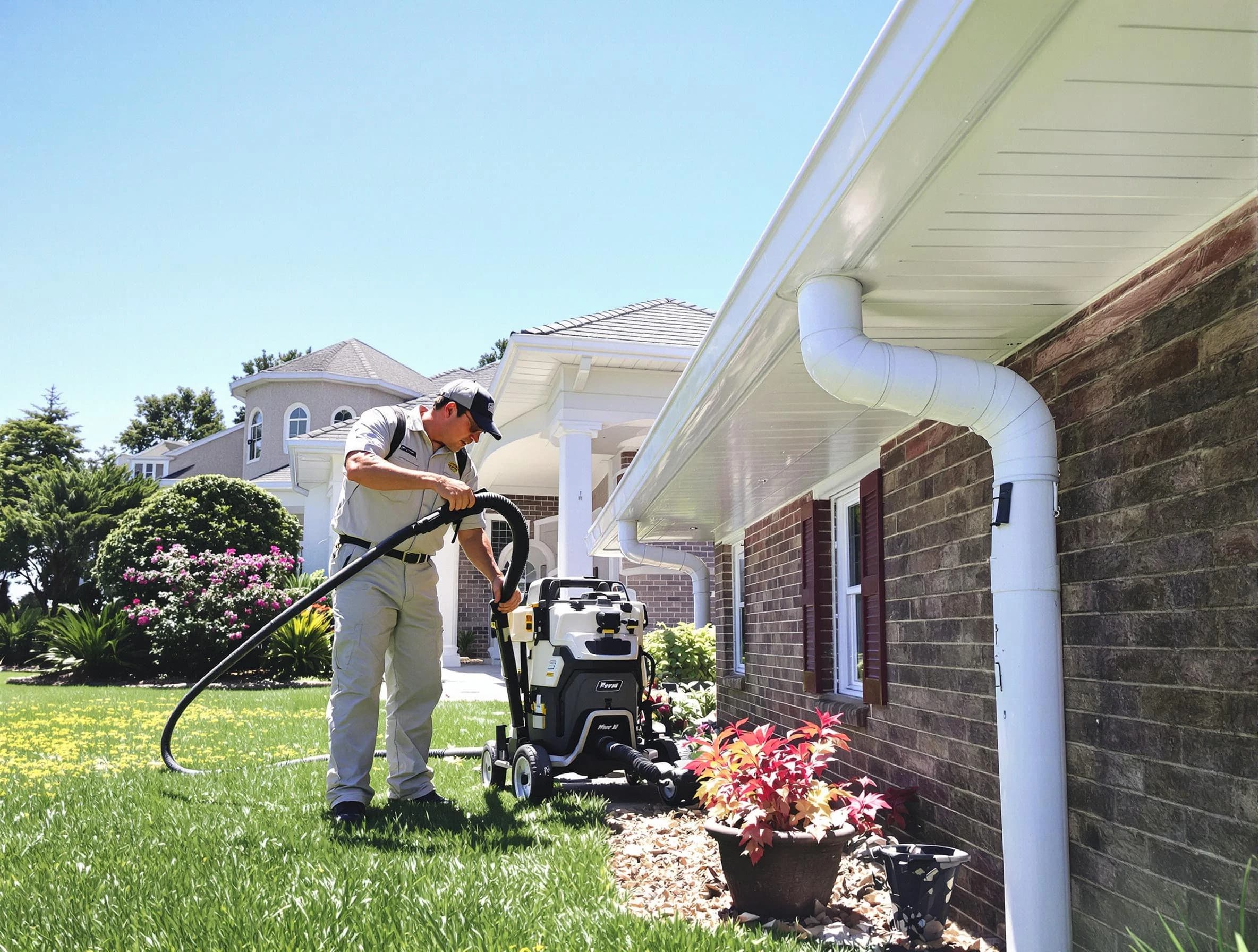 Downspout Cleaning in Barberton